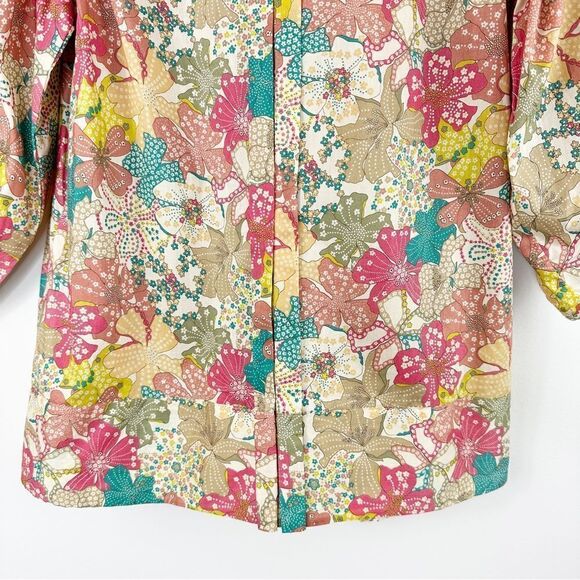 Alicia Bell Collection Colorful Boho Tunic Top Sz 4 - Picture 4 of 9